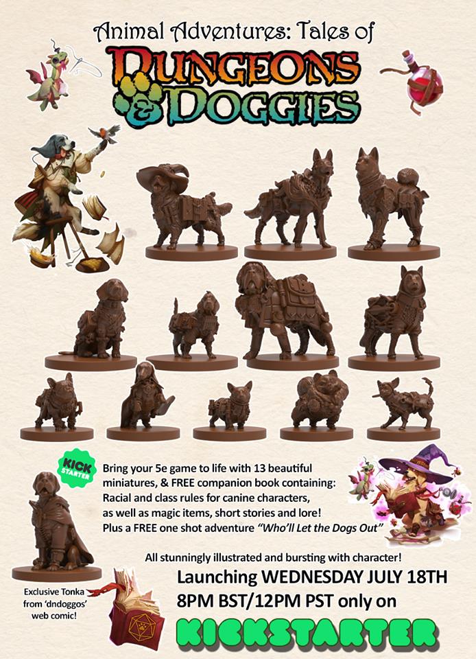 Dungeons and Doggies All Minis